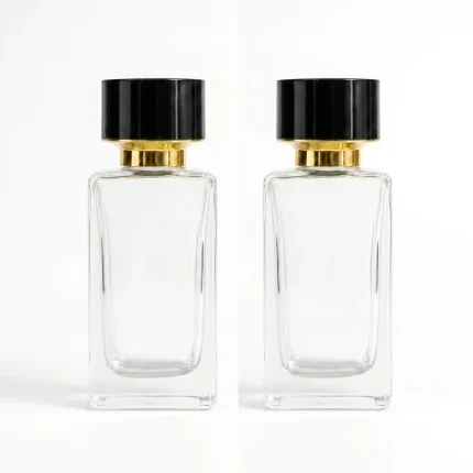 BOTOL PARFUM KTK PJG SEMI PRESS CAP BLACK LIST GOLD