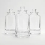 BOTOL PARFUM SPRAY BENTUK SILINDER DENGAN HIASAN NECK