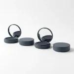 CUSHION COMPACT POT DENGAN CERMIN DAN INNER LID