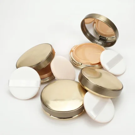 KEMASAN KOMSETIK CUSHION COMPACT PREMIUM DENGAN APPLICATOR DAN CERMIN