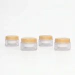 KEMASAN KOSMETIK BENING TRANSPARAN DENGAN CAP GOLD GLOSSY