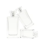 KEMASAN KOSMETIK BOTOL PARFUM JENIS SPRAY BENTUK KOTAK ROUNDED PREMIUM