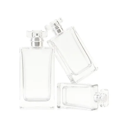 KEMASAN KOSMETIK BOTOL PARFUM JENIS SPRAY BENTUK KOTAK ROUNDED PREMIUM