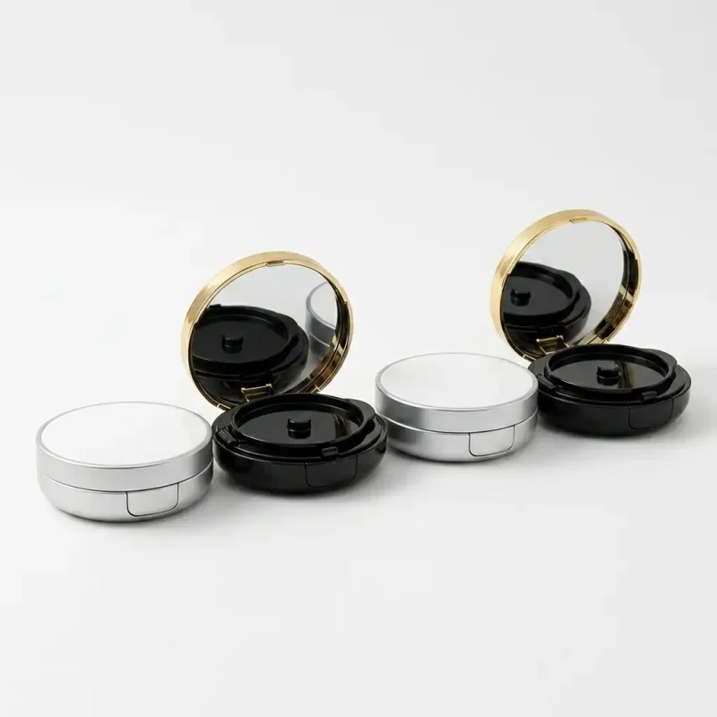 KEMASAN KOSMETIK CUSHION COMPACT BENTUK BULAT MELINGKAR