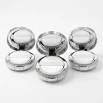 KEMASAN KOSMETIK CUSHION COMPACT DENGAN CERMIN, PUFF, DAN INNER LID LENGKAP