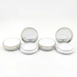 KEMASAN KOSMETIK CUSHION COMPACT DENGAN PUFF, CERMIN, DAN INNER LID