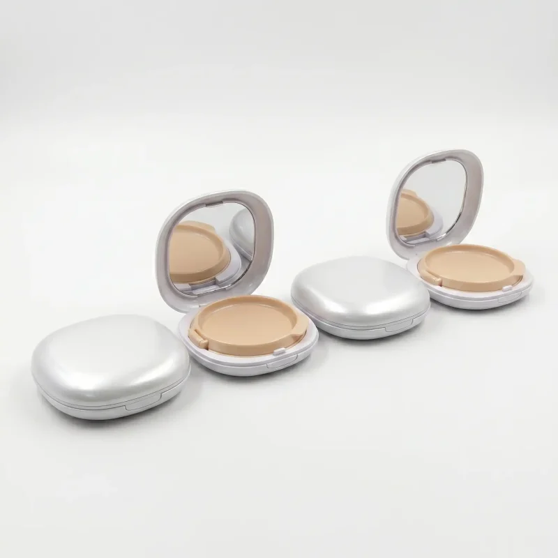 Home 21 KEMASAN KOSMETIK CUSHION COMPACT LENGKAP DENGAN PUFF, INNER LID, DAN CERMIN