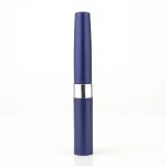 KEMASAN KOSMETIK EYELINER TUBE RY-L15005 VARIAN WARNA BIRU DENGAN RING SILVER METALIK
