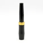 KEMASAN KOSMETIK EYELINER TUBE RY-L15006 VARIAN WARNA HITAM DENGAN RING GOLD