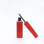 KEMASAN KOSMETIK EYELINER TUBE RY-L18002 VARIAN WARNA MERAH DENGAN RING GOLD