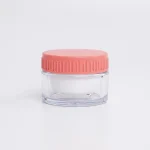 KEMASAN KOSMETIK JAR POT 5 GRAM ACD PINK VARIAN WARNA BENING TRANSPARAN DENGAN CAP PINK