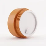 KEMASAN KOSMETIK JAR POT RYWM-00004 VARIAN WARNA COKELAT DENGAN INNER LID PUTIH