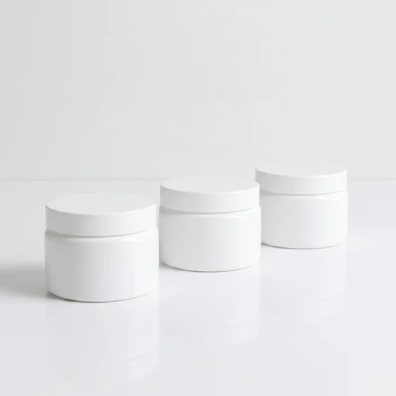 Home 37 KEMASAN KOSMETIK JENIS POT JAR WARNA PUTIH DOFF