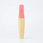 KEMASAN KOSMETIK MASCARA TUBE RY-6020 VARIAN WARNA KUNING DENGAN CAP PINK