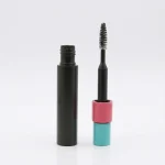 KEMASAN KOSMETIK MASCARA TUBE RY-6090 VARIAN WARNA HITAM DENGAN RING PINK DAN CAP TURQUOISE