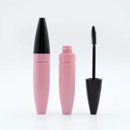 KEMASAN KOSMETIK MASCARA TUBE RY-6162 VARIAN WARNA PINK DENGAN CAP HITAM