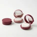 KEMASAN KOSMETIK POT CUSHION COMPACT LENGKAP DENGAN CERMIN, PUFF, DAN INNER LID