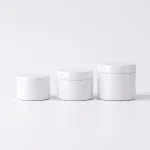 KEMASAN KOSMETIK POT JAR BAHAN PP WARNA PUTIH GLOSSY
