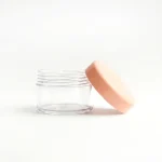 KEMASAN KOSMETIK POT JAR POT 15 GRAM IMP PINK VARIAN WARNA BENING TRANSPARAN DENGAN CAP PINK