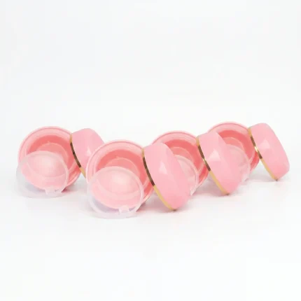 KEMASAN KOSMETIK POT JAR WARNA PINK SOLID