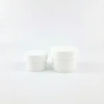 KEMASAN KOSMETIK POT JAR WARNA PUTIH GLOSSY UKURAN KECIL