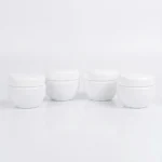 KEMASAN KOSMETIK POT JAR WARNA PUTIH SOLID BAHAN PP