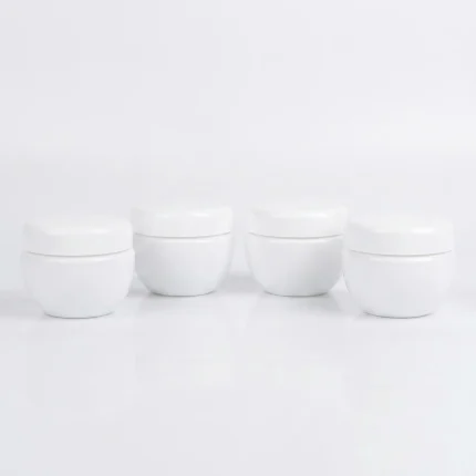 KEMASAN KOSMETIK POT JAR WARNA PUTIH SOLID BAHAN PP