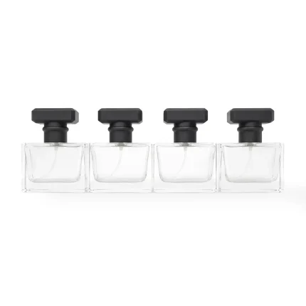botol parfum jenis spray bentuk kotak premium ukuran kecil