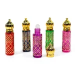 botol parfum jensi roll on bentuk silinder premium