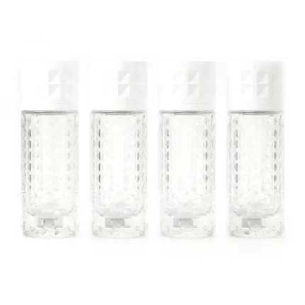 botol parfum spray premium dengan tekstur berlian kotak