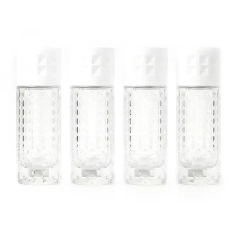 botol parfum spray premium dengan tekstur berlian kotak