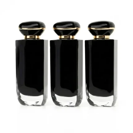 botol parfum spray premium ukuran besar bentuk kotak geometris
