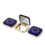 cushion compact case premium bentuk kotak rounded ukuran kecil
