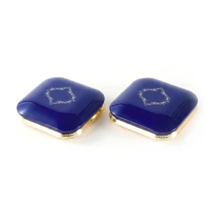 cushion compact case ukuran kecil bentuk kotak rounded premium