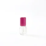 kemasan BOTTLE LIP D417varian warna bening transparan dengan cap fuchsia