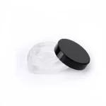 kemasan JAR BALM RY-4048 varian warna bening transparan dengan cap hitam