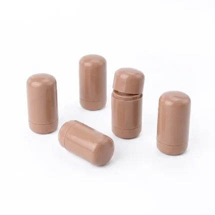 kemasan botol lip balm ukuran kecil bentuk kapsul silinder