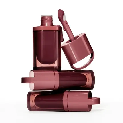 kemasan botol lip cream dengan aplikator tebal satu sisi
