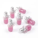 kemasan botol lip cream satu sisi bentuk bulat