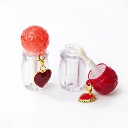 kemasan botol lip gloss satu sisi dengan aplikator tebal