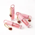 kemasan botol lip gloss ukuran kecil dengan aplikator tebal satu sisi
