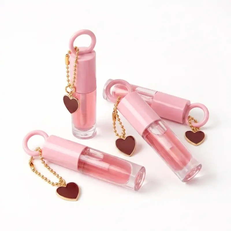Home 17 kemasan botol lip gloss ukuran kecil dengan aplikator tebal satu sisi