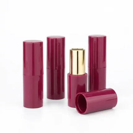 kemasan botol lipstik bentuk silinder tebal