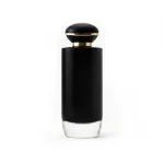 kemasan botol parfum KING CRYSTAL BLACK dengan aksen gold
