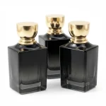 kemasan botol parfum MACHO BLACK dengan cap gold