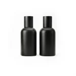 kemasan botol parfum spray PENNY BLACK MATTE varian warna hitam