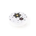 kemasan cushion COMPACT CASE PC3109A varian warna putih polkadot