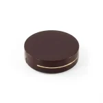 kemasan cushion COMPACT CASE PC3111A varian warna dark brown - gold ring