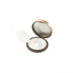 kemasan cushion COMPACT CASE PC3114A varian warna wood brown - gold ring