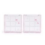 kemasan eyeshadow case bentuk kotak premium 9 kompartemen